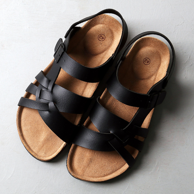 Cora | Heren Sandalen PU met Gepolsterde Binnenzool voor Luxe Comfort 0