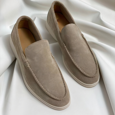 Hugo | Heren Suède Loafers Zwart Slip-on met Ronde Neus voor Casual en Semi-Formele Gelegenheden 0