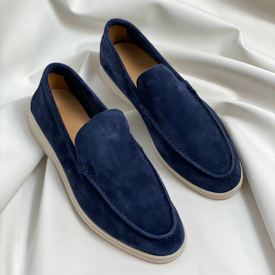 Hugo | Heren Suède Loafers Zwart Slip-on met Ronde Neus voor Casual en Semi-Formele Gelegenheden 2