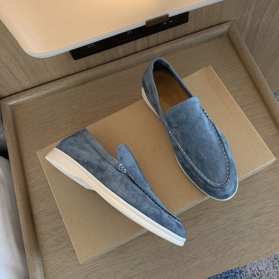 Hugo | Heren Suède Loafers Zwart Slip-on met Ronde Neus voor Casual en Semi-Formele Gelegenheden 3