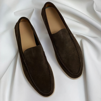 Hugo | Heren Suède Loafers Zwart Slip-on met Ronde Neus voor Casual en Semi-Formele Gelegenheden 4