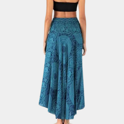 Jessa | Dames Maxi Rok van 100% Viscose met Bohemien Print en Elastische Tailleband 2