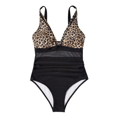 Kate | Dames Badpak Hoog Taille met Shaping Effect en Mesh Inzet 3