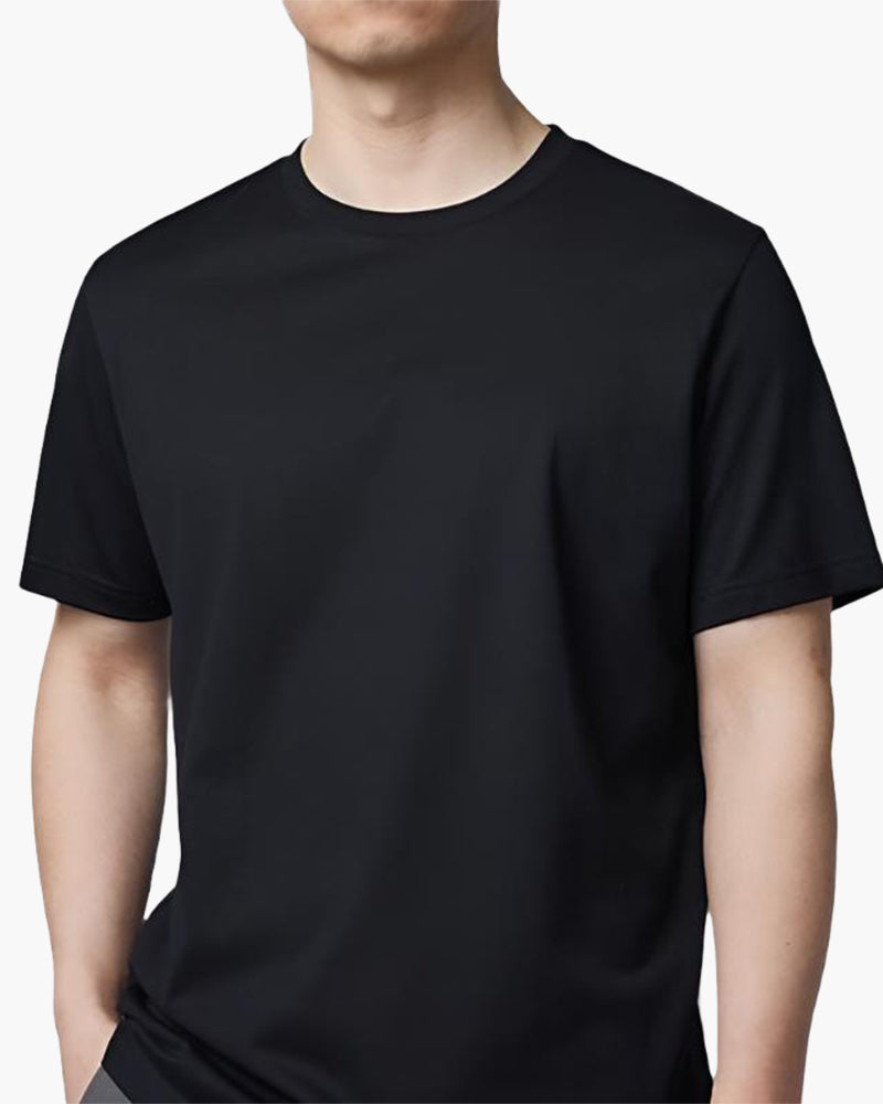 Luca | Heren T-Shirt Katoen met Ronde Hals en Halve Mouwen – Reguliere Pasvorm 0