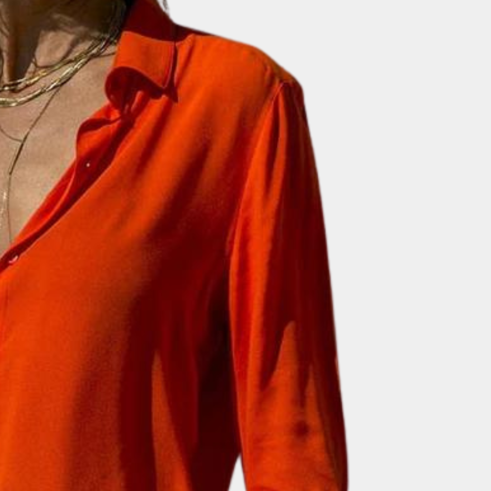 Sigita | Dames T-shirt van Ademend Katoen met Verfijnd Silhouet en Normale Pasvorm 2