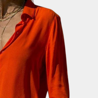 Sigita | Dames T-shirt van Ademend Katoen met Verfijnd Silhouet en Normale Pasvorm 2